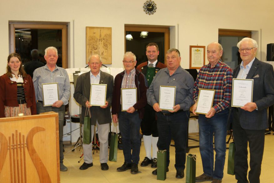 Jahreshauptversammlung des Musikverein Unlingen e.V.